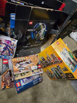 Lego.empty boxes and manuals