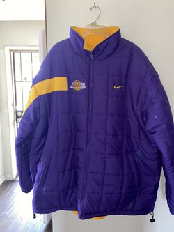 Vintage Lakers Irreversible Jacket Nike Jacket MENS Jacket Sz XXL Nike Jacket MAKE AN OFFER!