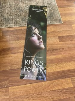 Lord Of Rings Print Mounted New