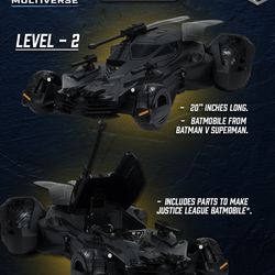 McFarlane Toys DC Multiverse BvS/Justice League Batmobile Drawing Board Collector's Club Level 2