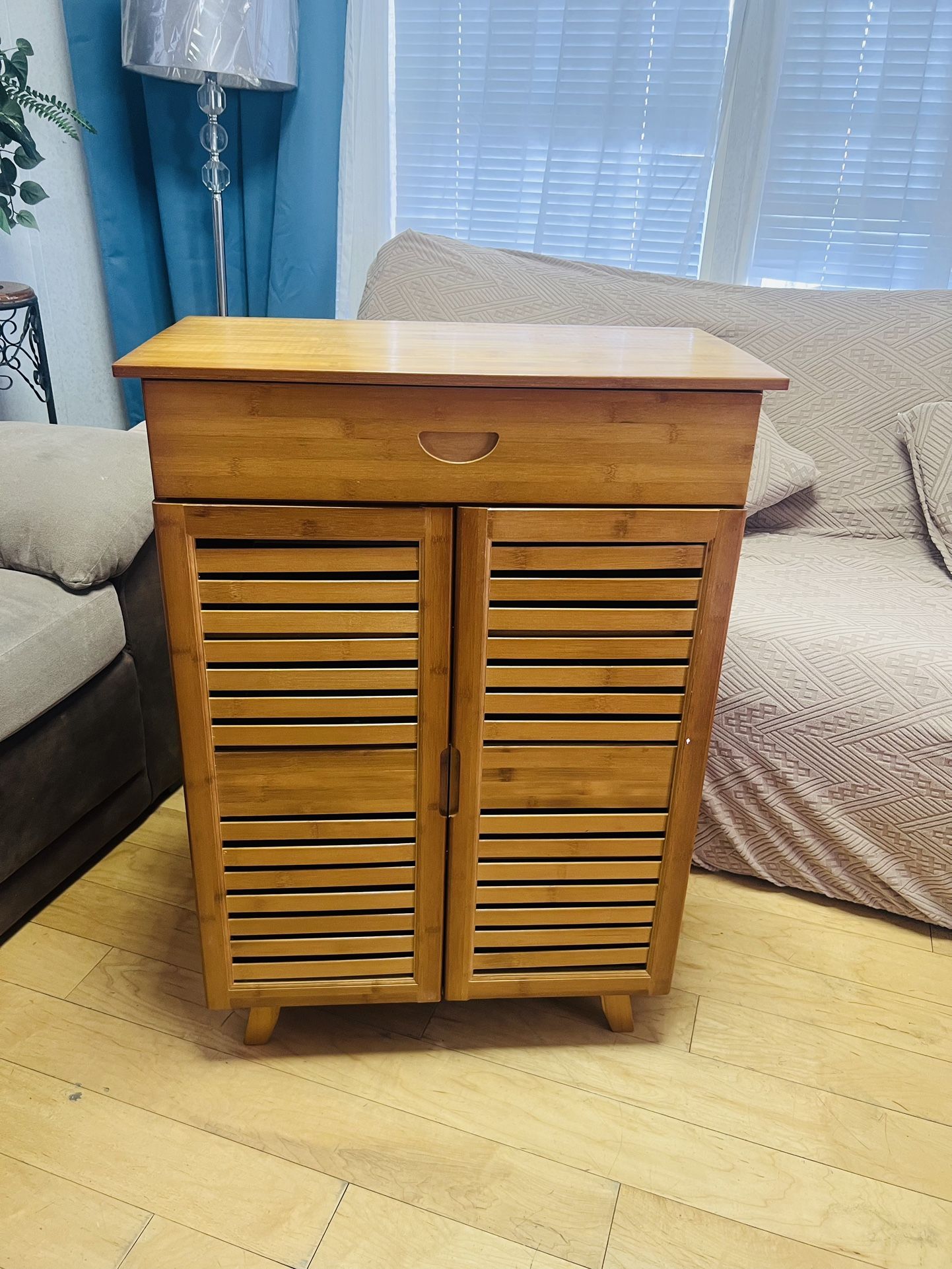 Bamboo Shoe Rack