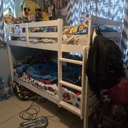 Twin Bunk Beds Mattress Included. 