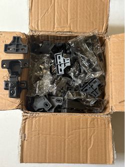 Soft closing black cabinet hinges 40 Pieces