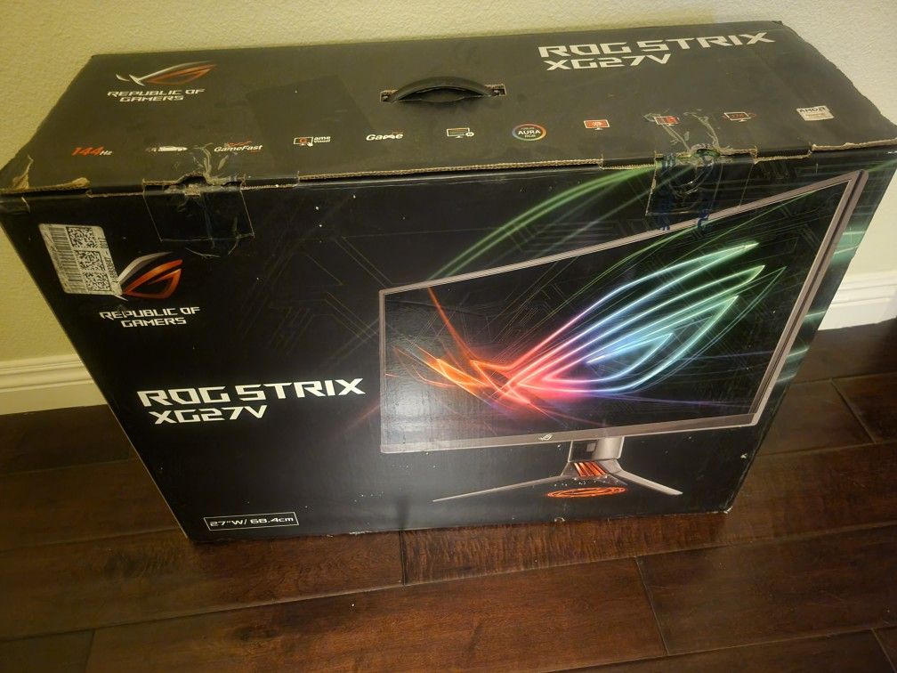 Asus ROG Strix XG27V Curved Gaming Monitor – 27 inch Full HD (1920x1080), 144Hz, Extreme Low Motion Blur(1ms MPRT), Adaptive-Sync(FreeSync™)
