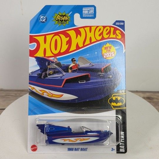 1966 BAT BOAT HOT WHEELS 