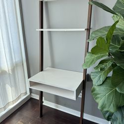 West Elm Ladder Desk - white and Brown 