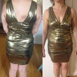 Gold Dress