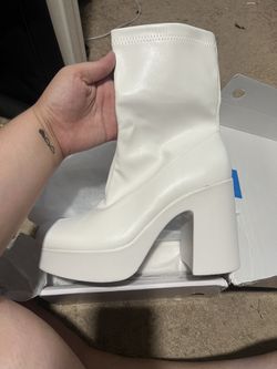 White Platform Boots