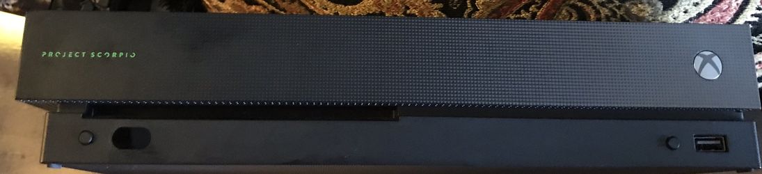 Xbox one x Scorpio edition