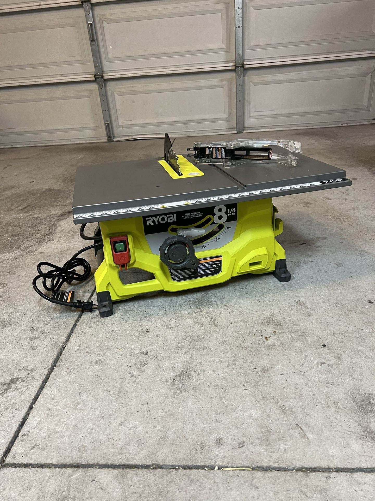 RYOBI 13 Amp 8-1/4 in. Compact Portable Corded Jobsite Table Saw