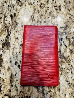 Louis Vuitton Red Epi Leather Long Wallet
