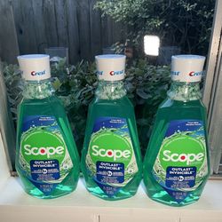 Crest Scope  Mouthwash - $3 Each 