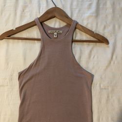 Express Light Pink Cropped Tank Extra Small