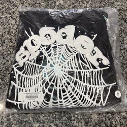 Black OG Sp5der hoodie small