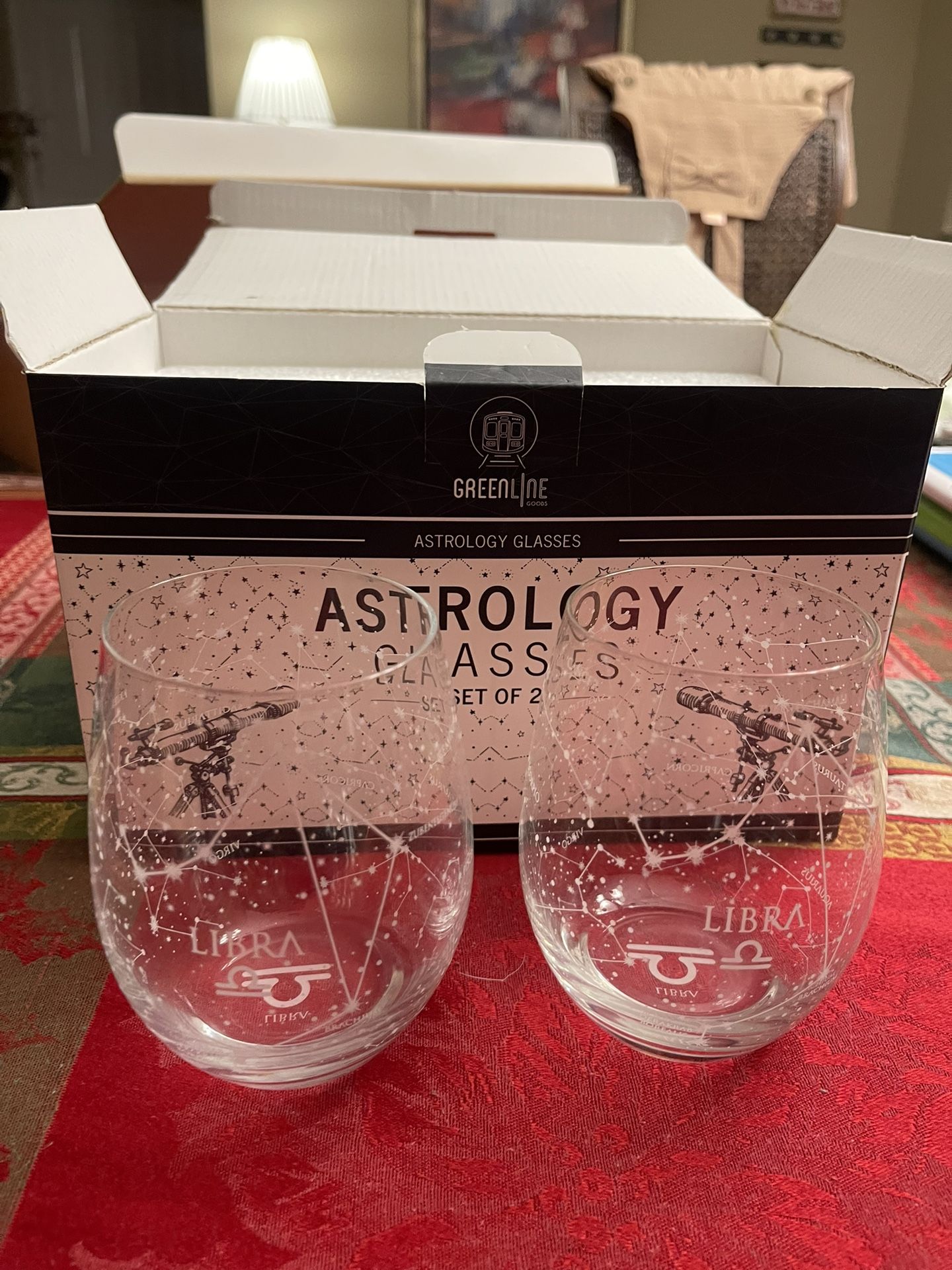 Astrology Cups (Libra Zodiac) Brand New