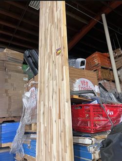 Acacia butcher block countertops 11ft Lx 25”