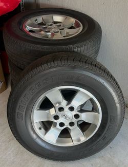 2012 Toyota 4 Runmer Rims and Tires
