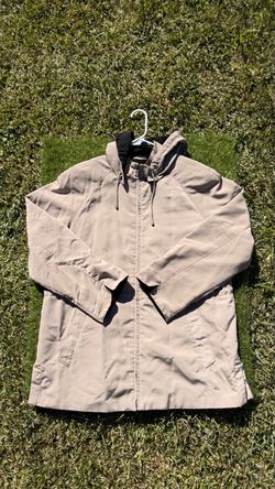 Jones New York Sport Beige Hooded Zip Jacket - Size XL