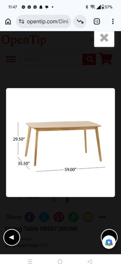 Brand new dining table
