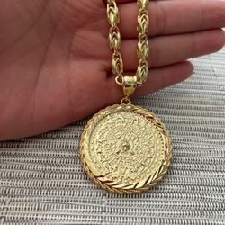 Aztec Calendar With Turkish Chain