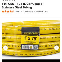 CSST 1 Inch Gas Line