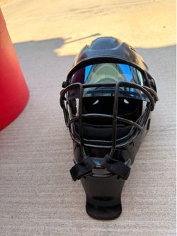Easton GAMETIME Black Catcher's Helmet