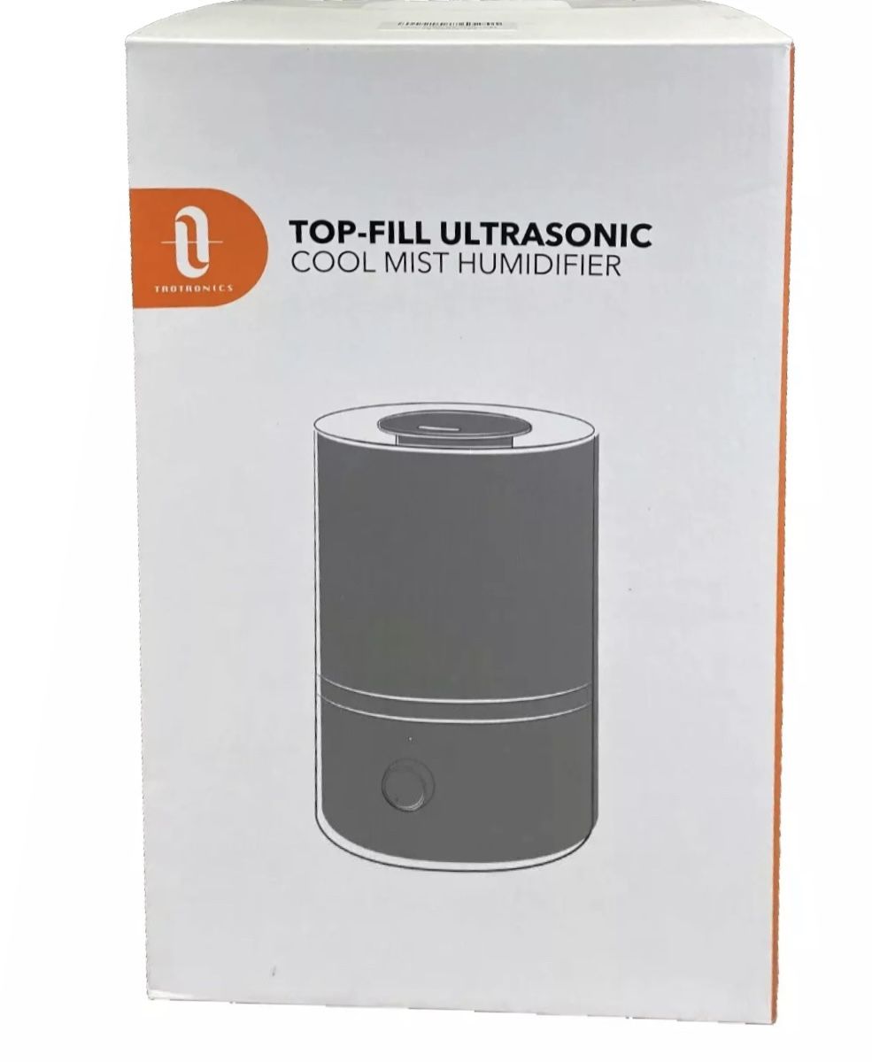 TaoTronics TT-AH047 Humidifier Top Fill WHITE Ultrasonic Essential Oils Tray