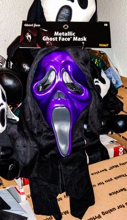 Metallic Purple Ghost Face Mask!!