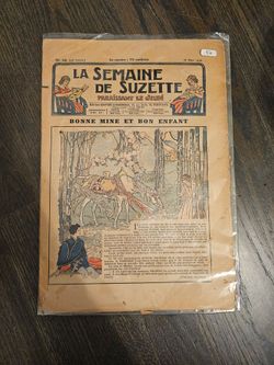 1939 antique French magazine newspaper