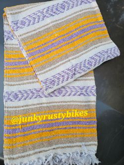 New pastel falsa mexican blanket