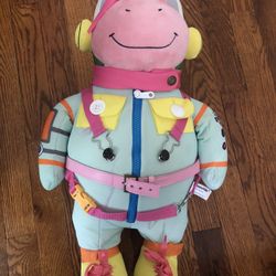 HIPPOMOTTIE Learn To Dress Space Hippo Plush 21” Hard To Find