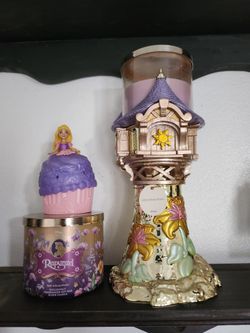 SOLD OUT BATH & BODY WORKS Disney Tangled Rapunzels tower candle holder from Bath & Body Works
