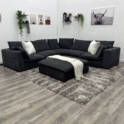 Super Comfy Sectional With Ottoman