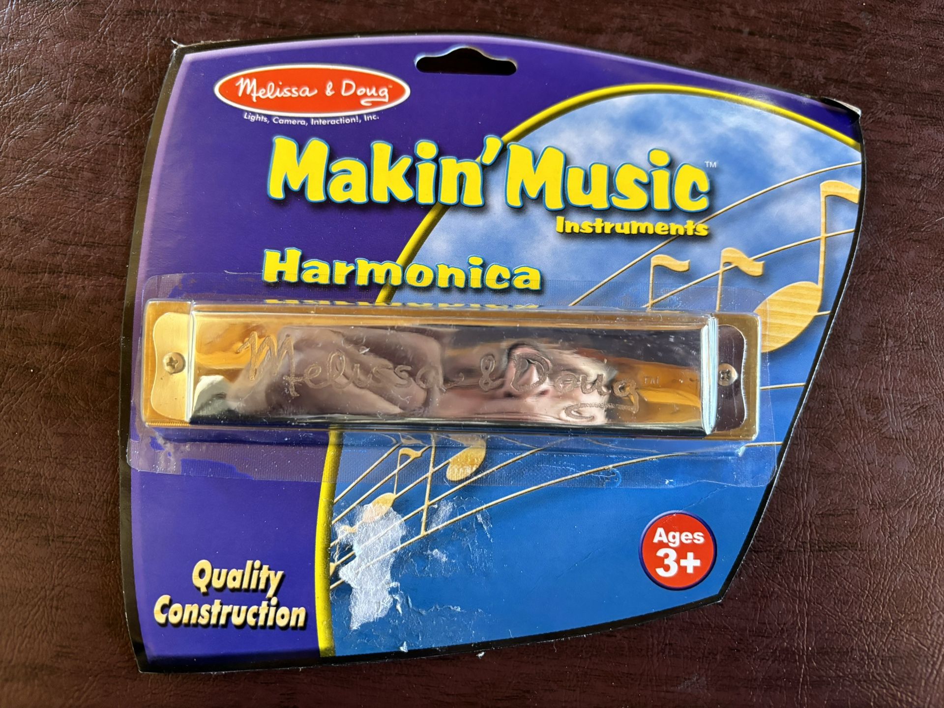 Melissa And Doug NWT Collectible Large Harmonica 