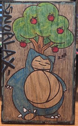 Snorlax on oak