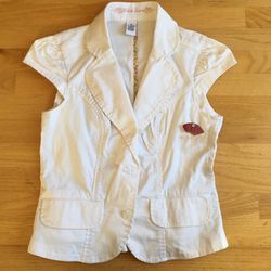 Kikit Jeans Vest Jacket Coat With Tags Womens Size M