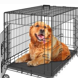 XL 48" Foldable Dog Crate 