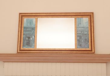 Framed wall decor with mirror
