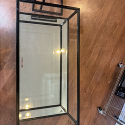 Glass Coffee Table And Side Table 