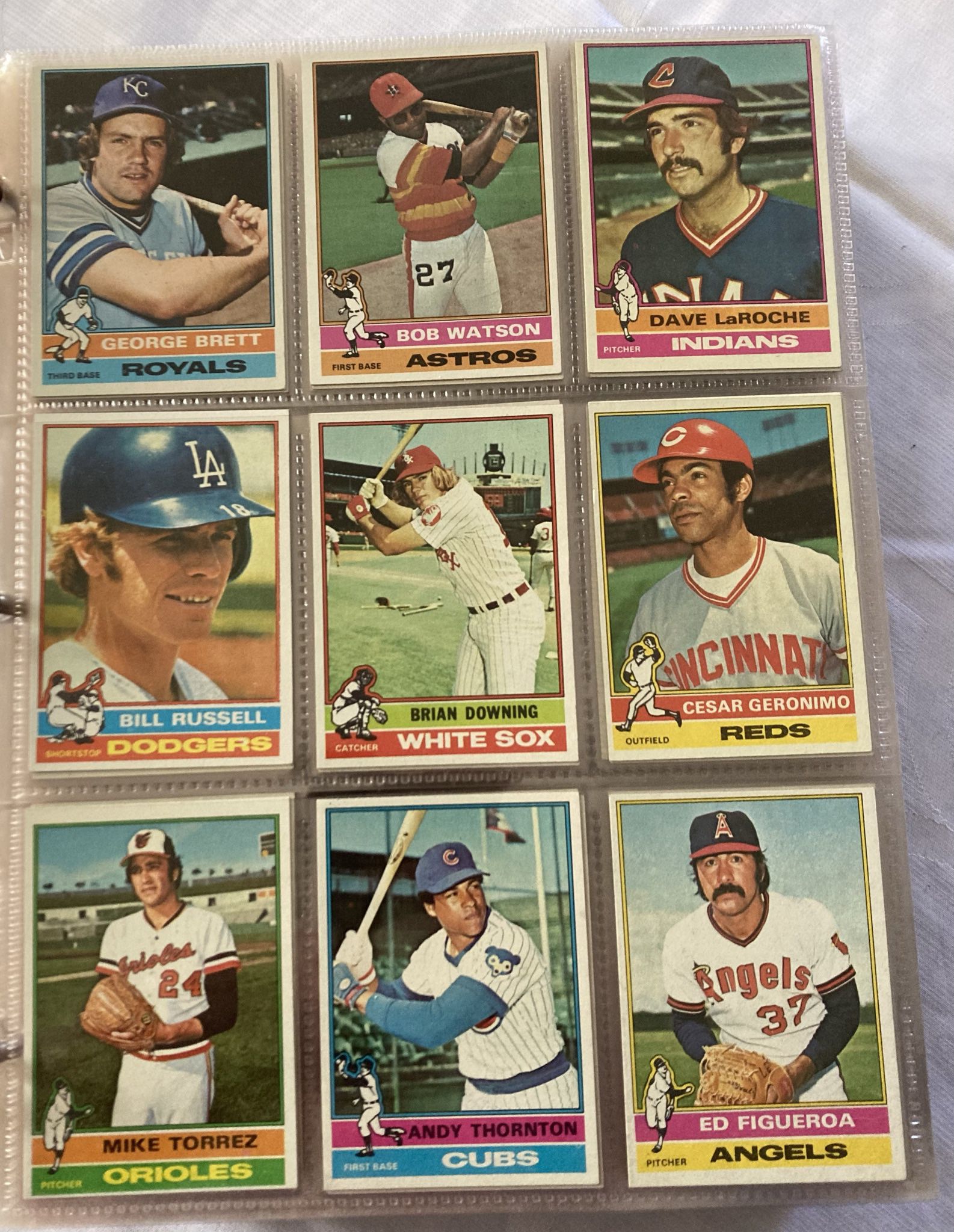 1976 Topps Baseball Set. 659 Cards. 