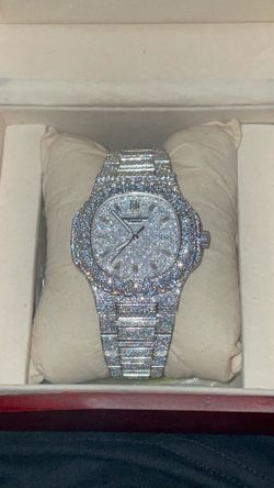 40 MM Moissanite Watch