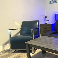 Leather Accent Chair