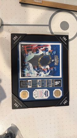 Highland mint dodgers World Series 2020 photo frame 372/5000