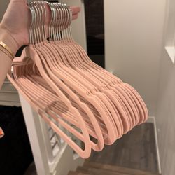 Pink Velvet Hangers 