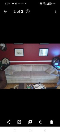 10 Foot Retro Art Deco Style Sofa -  Circa 1950's