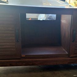 TV Shelf Real Wood