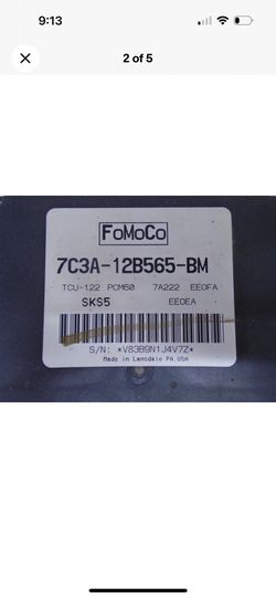 31036 ZW80A TCM transmission computer 2010 Nissan Versa
