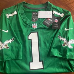 Jalen Hurts Philadelphia Eagles Kelly Green Nike Alternate Jersey NWT Men's L