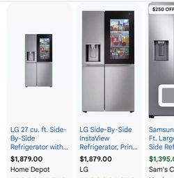 🔥 Brand New LG InstaView Refrigerator (LRSOS2706S) – Only $1,299! (Save over $700)