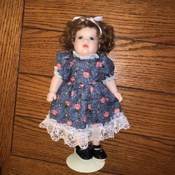 Vintage Porcelain Doll